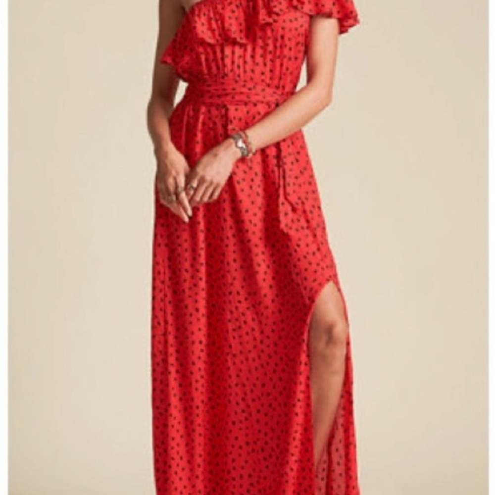 Billabong Your Side Watermelon Seed Maxi Dress